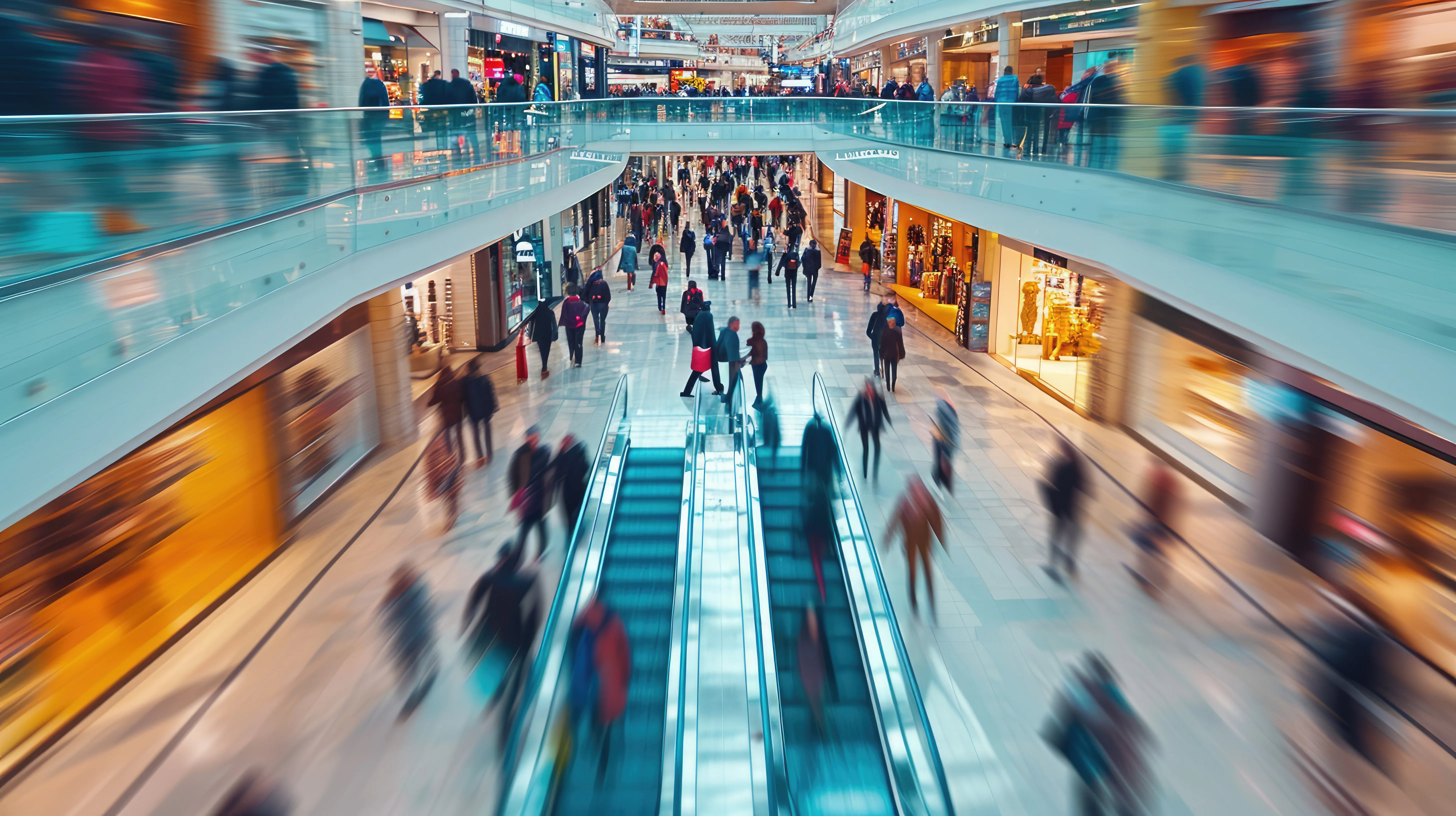 herido en un centro comercial